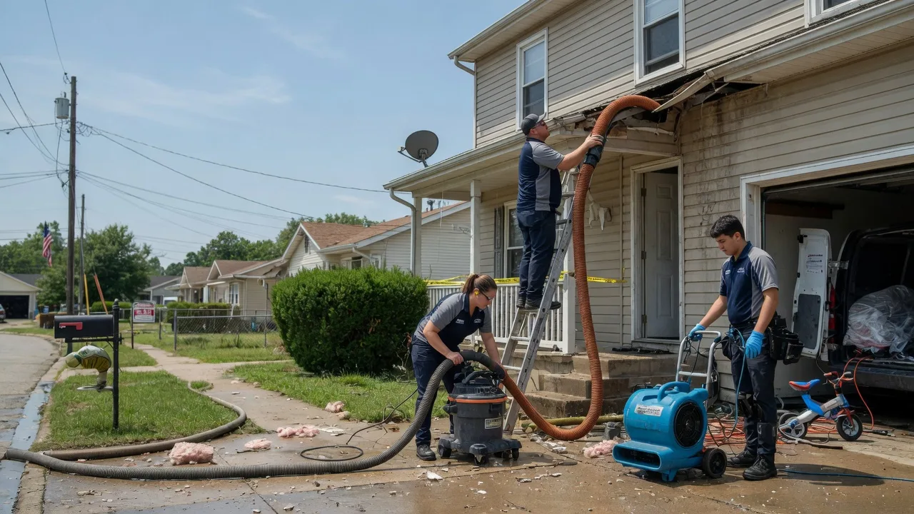 Water Damage Restoration in Claremont, IL near me